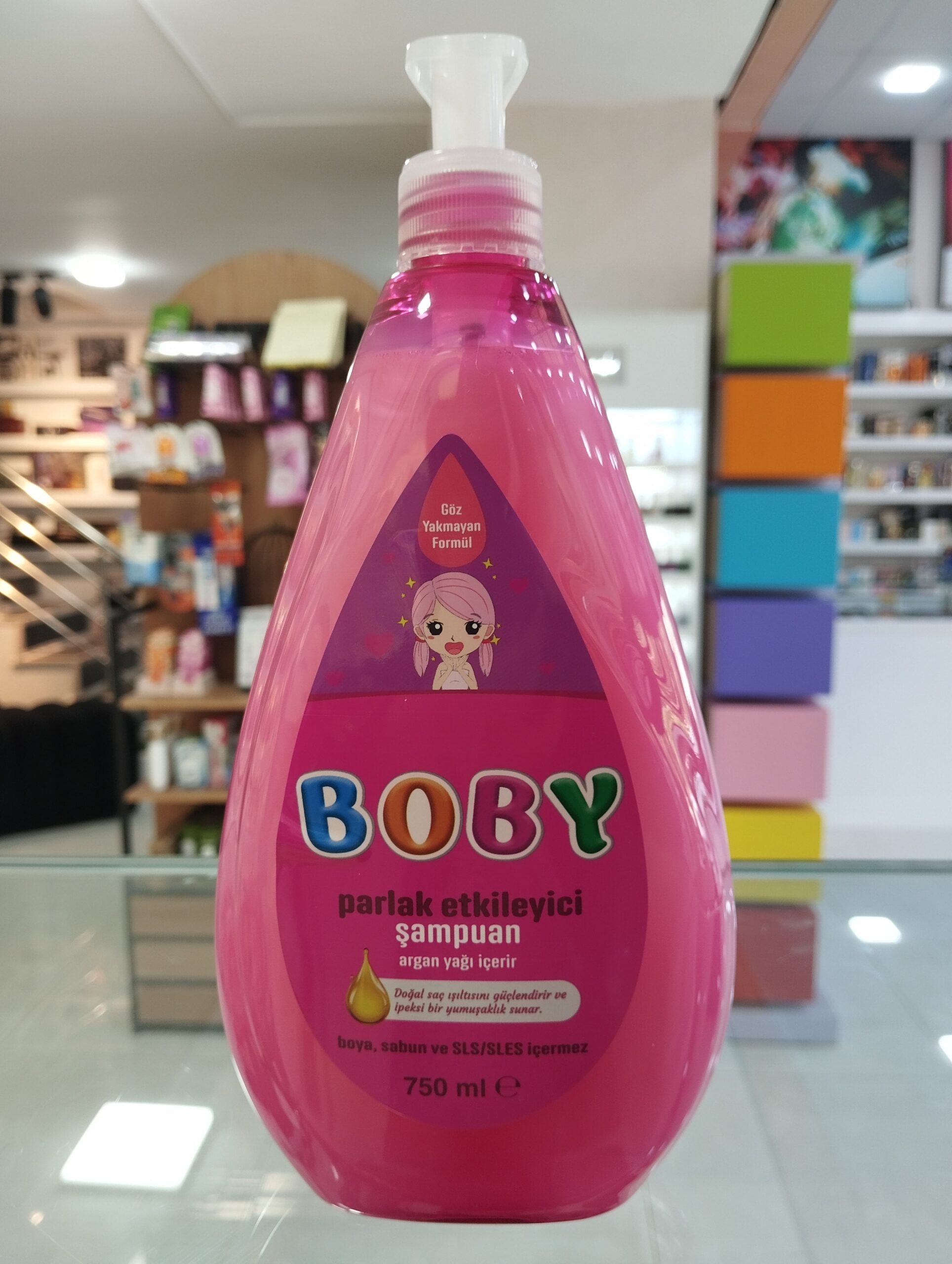 شامپو بچه BOBY Argan Oil Shining Shampoo –  حجم 750میلی‌لیتر