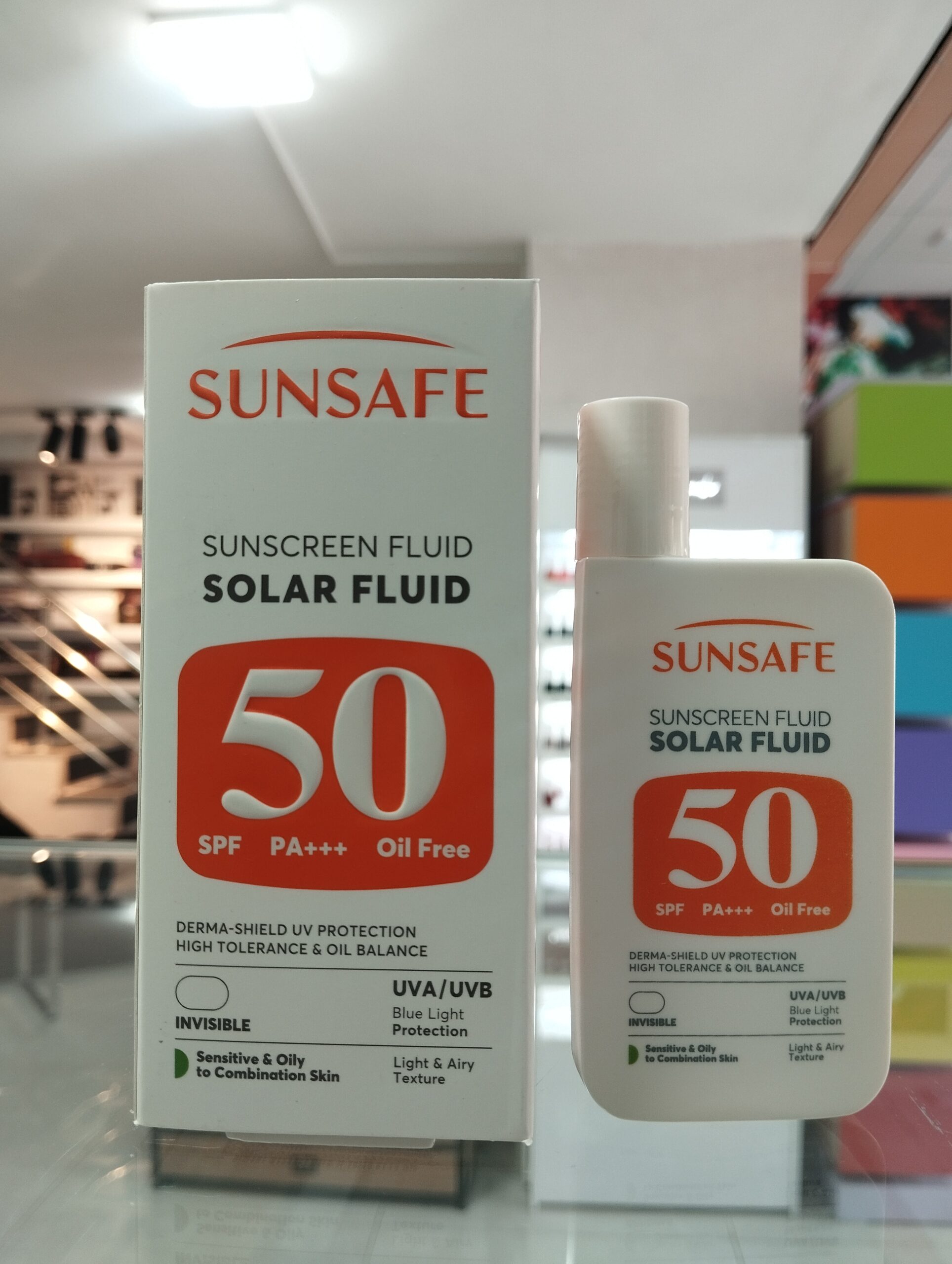 IMG_20260907_111719 فلوئید ضد آفتاب سان سیف SPF 50 Sunsafe Sunscreen Fluid SPF 50 – Oil - Image 1